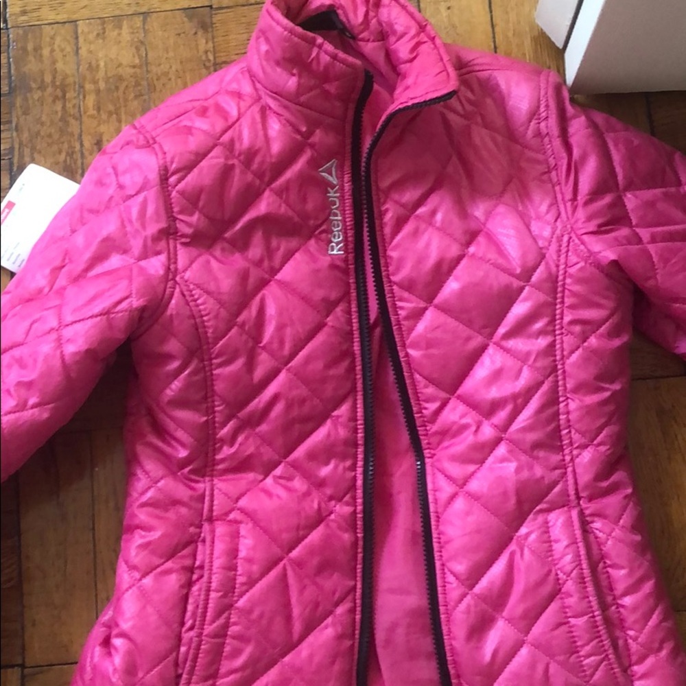 Pink Reebok girls jacket